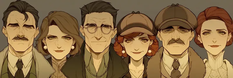 RPG Npc Portrait Rows 6 Sameworld Faces