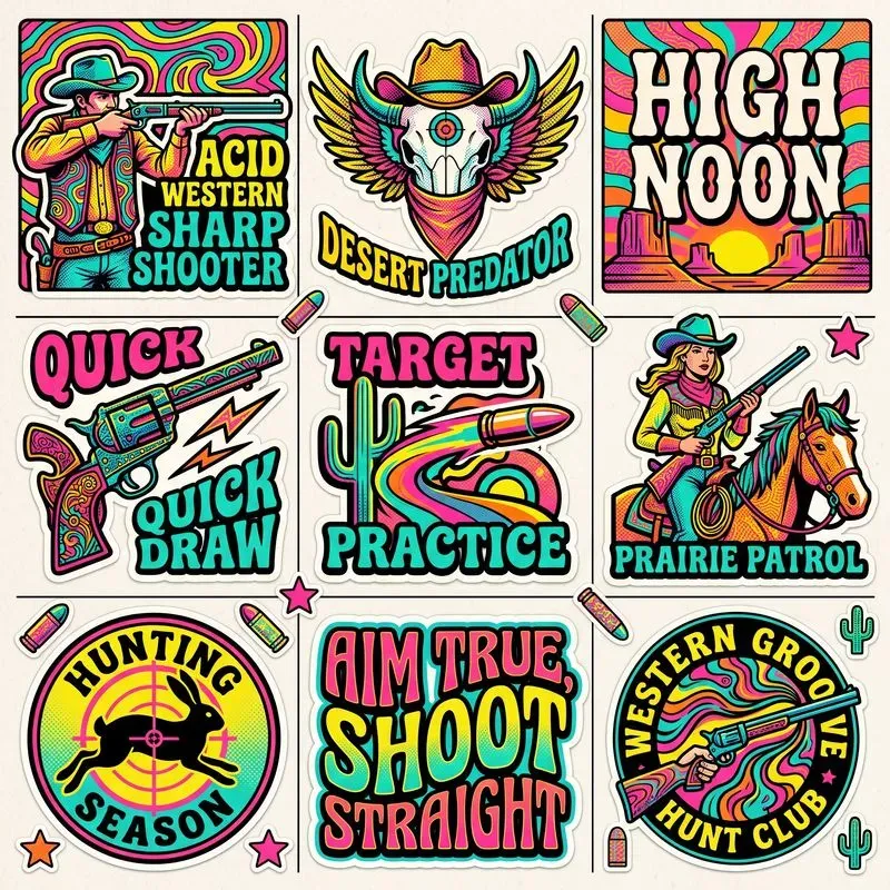 Acidwestern Popart Decal Collections