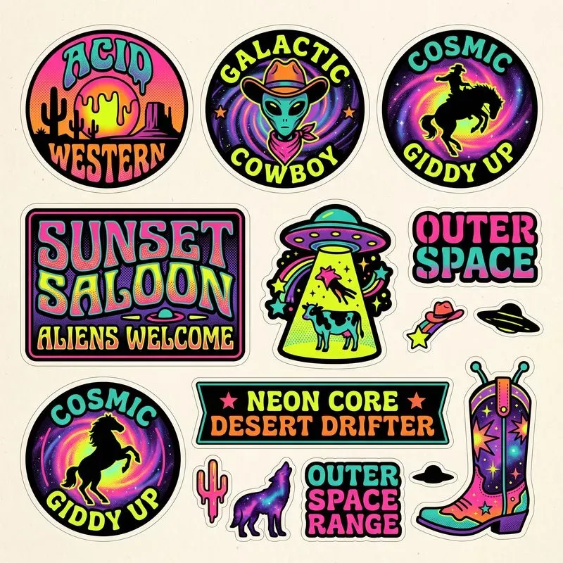 Acidwestern Popart Decal Collections