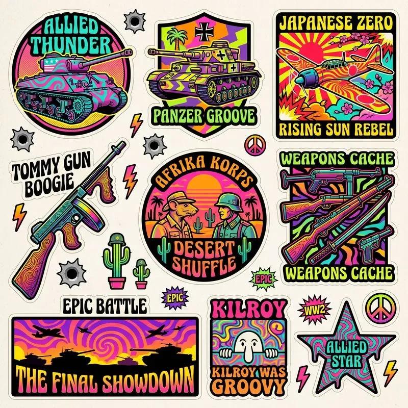 Acidwestern Popart Decal Collections