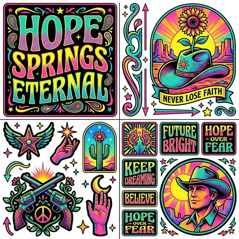 Acidwestern Popart Decal Collections