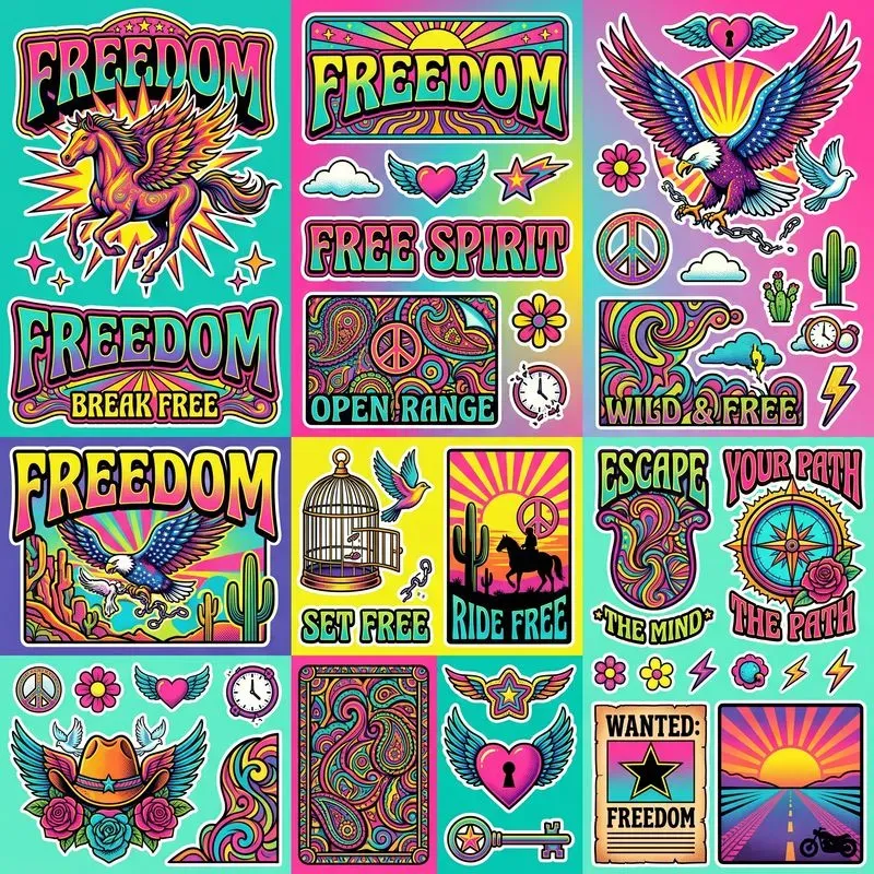 Acidwestern Popart Decal Collections