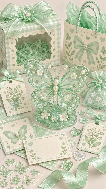 Cute Handmade Plastic Gift Ephemera