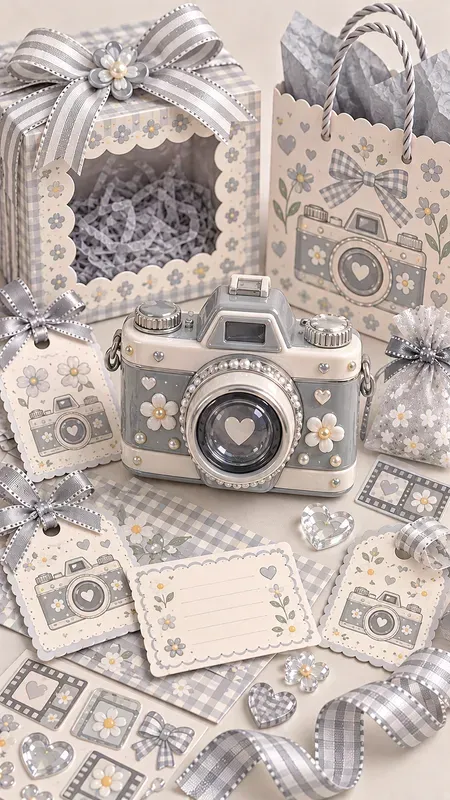 Cute Handmade Plastic Gift Ephemera