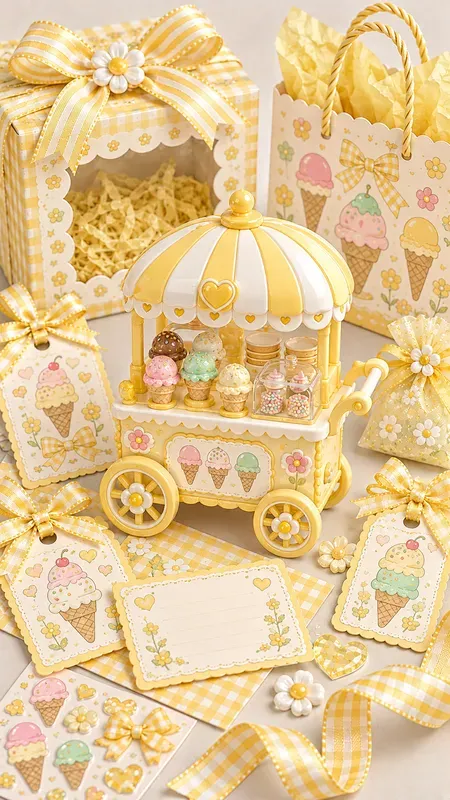 Cute Handmade Plastic Gift Ephemera