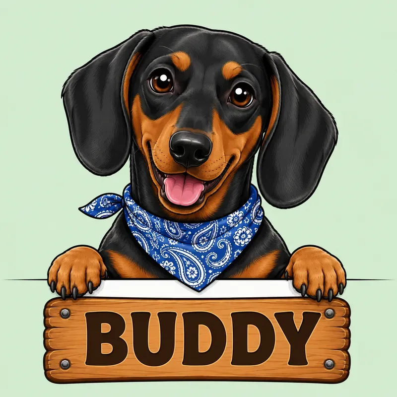 Peeking Dog Breed Vector Cliparts