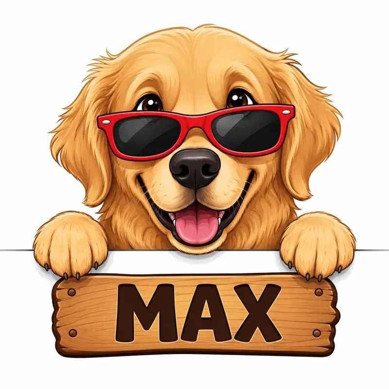 Peeking Dog Breed Vector Cliparts