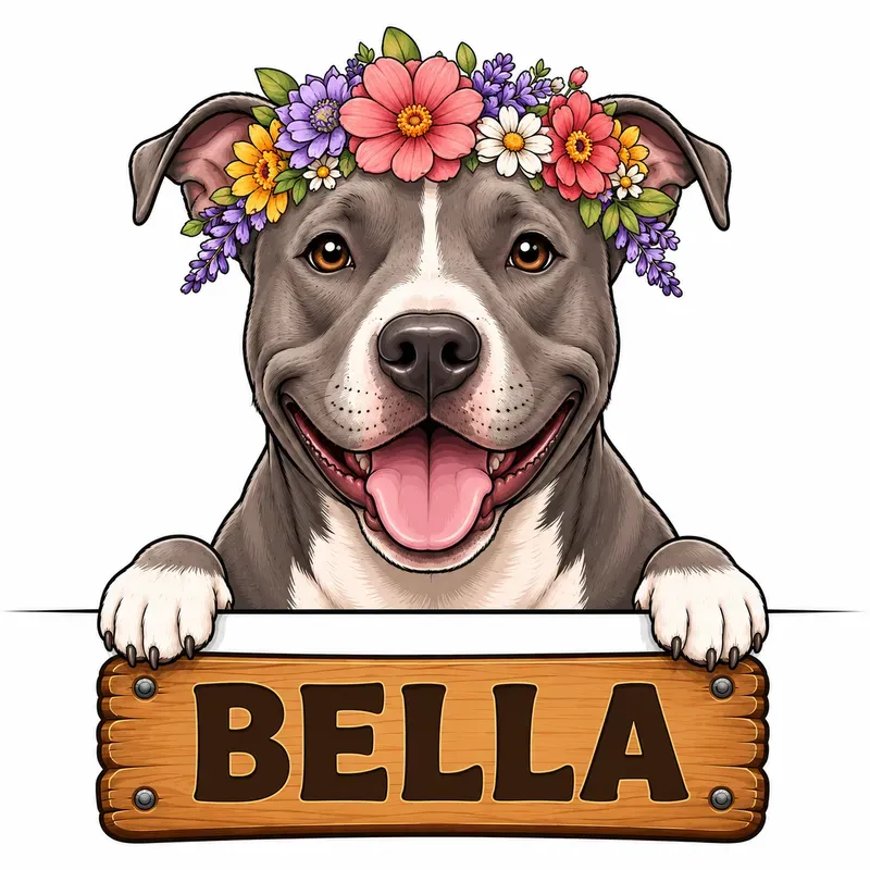 Peeking Dog Breed Vector Cliparts