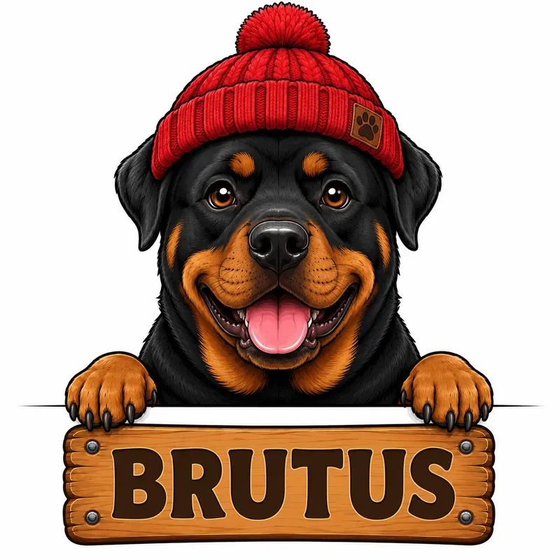 Peeking Dog Breed Vector Cliparts
