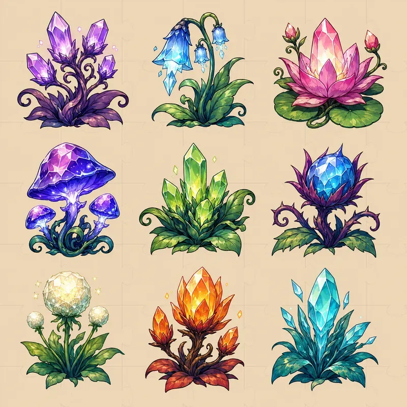 Handdrawn 2D Game Asset Pack Icons