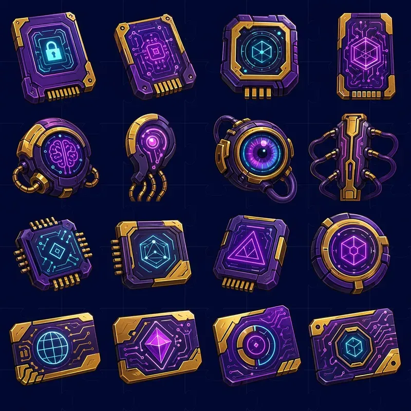 Handdrawn 2D Game Asset Pack Icons