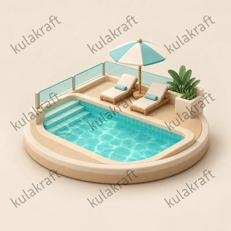 Hotel Amenity Isometric Icon Packs