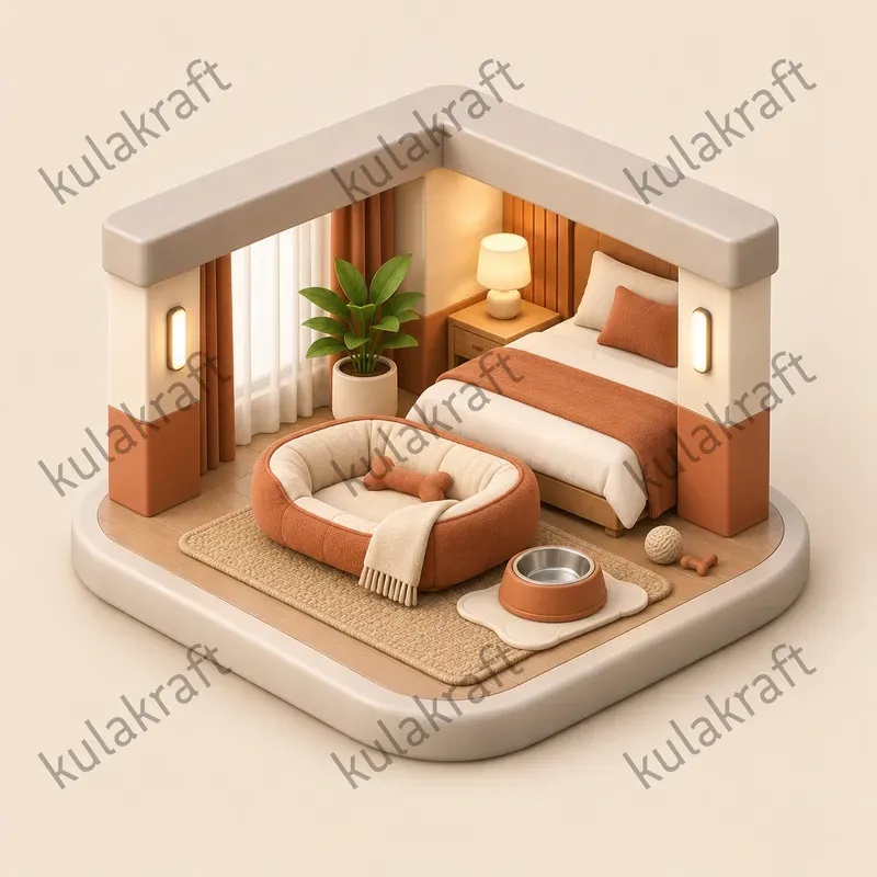 Hotel Amenity Isometric Icon Packs