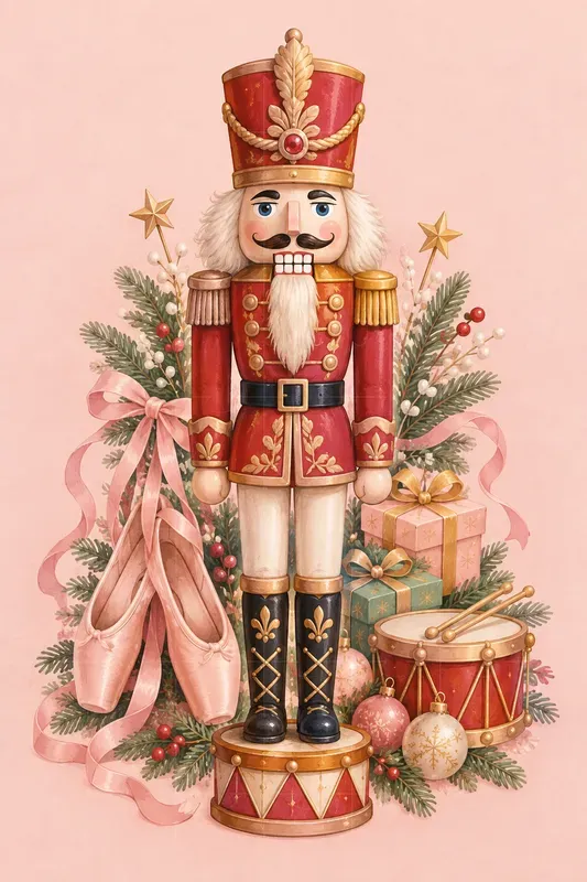 Nutcrackercore Holiday Wall Art