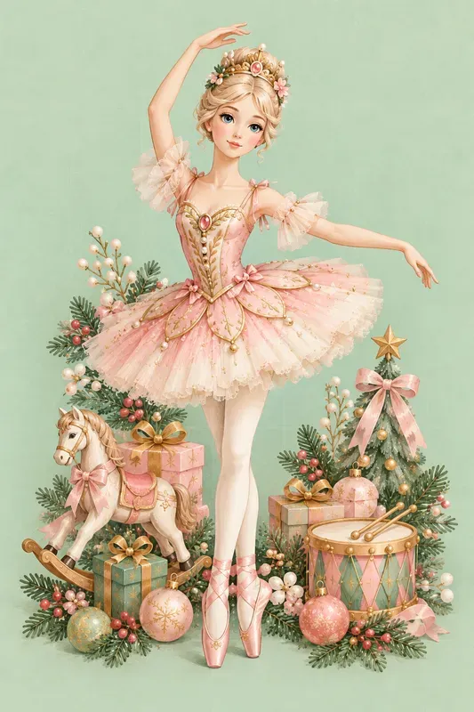 Nutcrackercore Holiday Wall Art