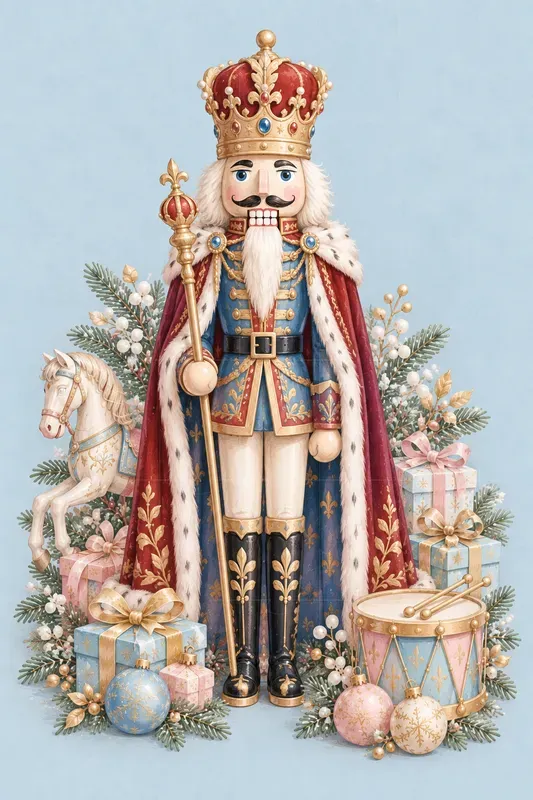 Nutcrackercore Holiday Wall Art