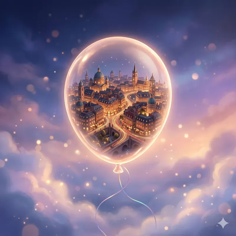 Dreamlike Balloon Universe Worlds