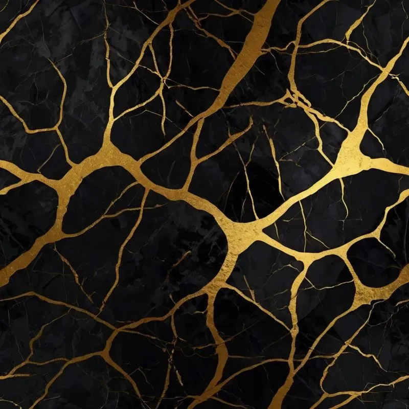 Luxurious Gold Marble Seamless Patterns