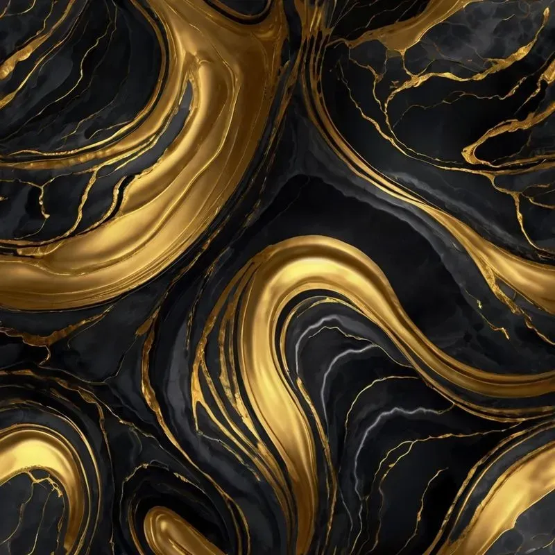 Luxurious Gold Marble Seamless Patterns