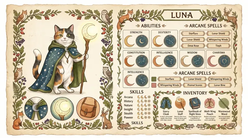 Neo Folk Character Sheets