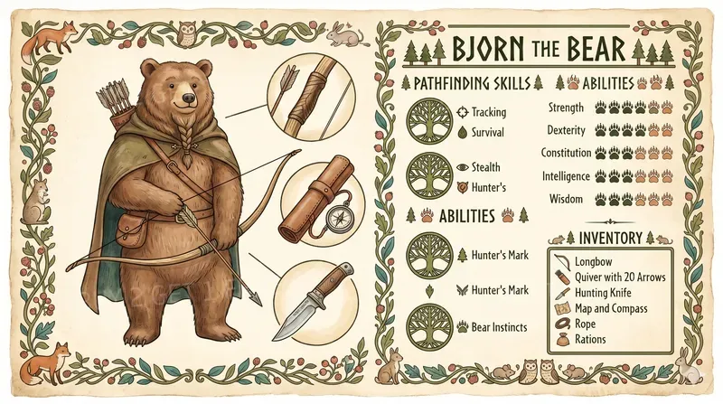 Neo Folk Character Sheets