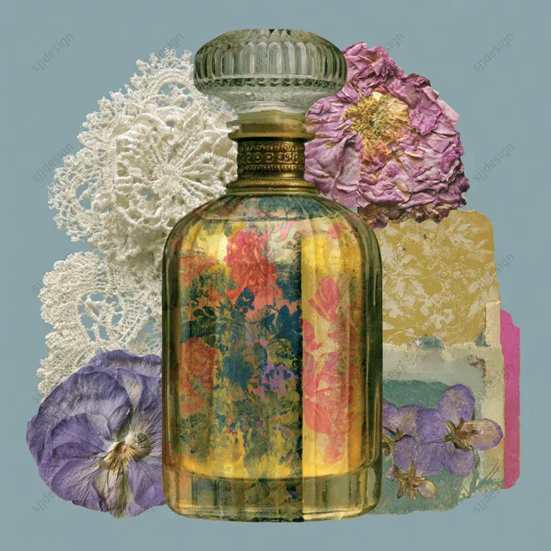 Lace Curio Collage Prints