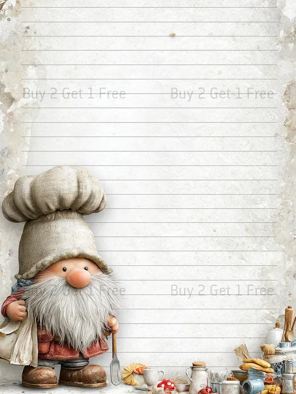 Gnome Mothers Day Plain Papers