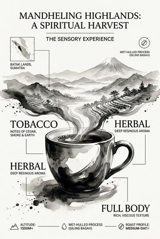 Artistic Coffee Flavor Profile Assets
