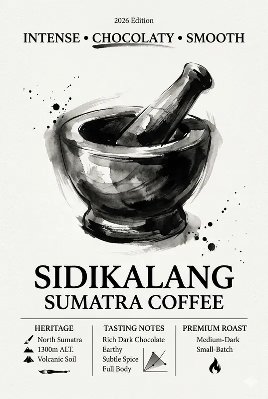 Artistic Coffee Flavor Profile Assets
