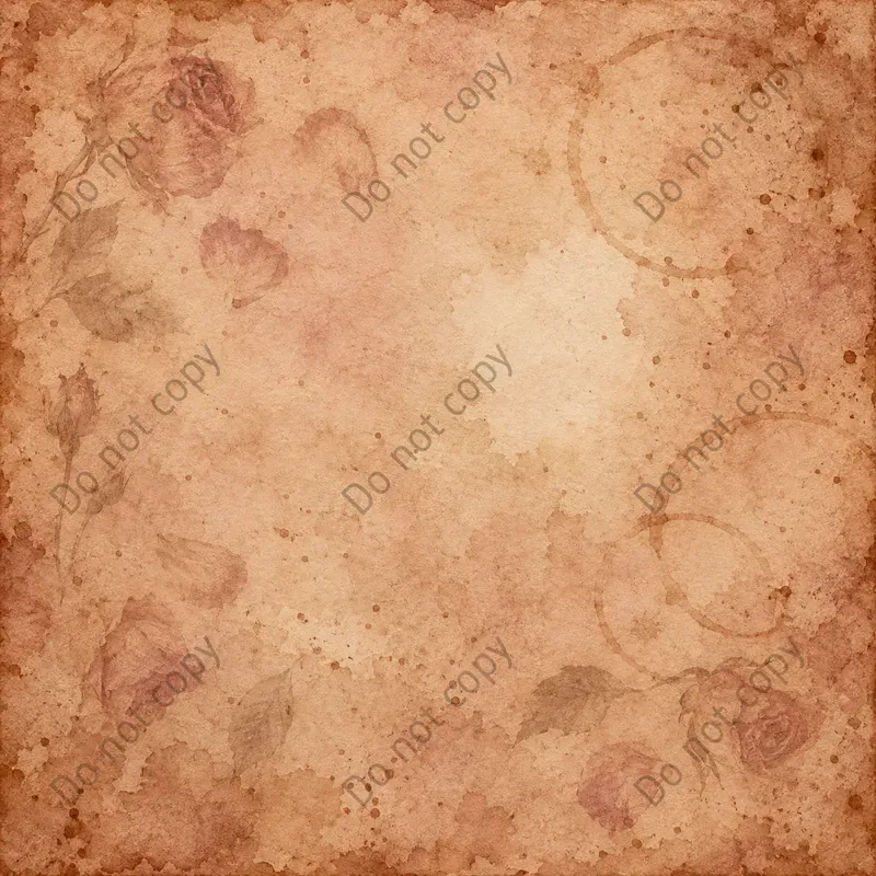 Tea Stained Antique Journal Papers