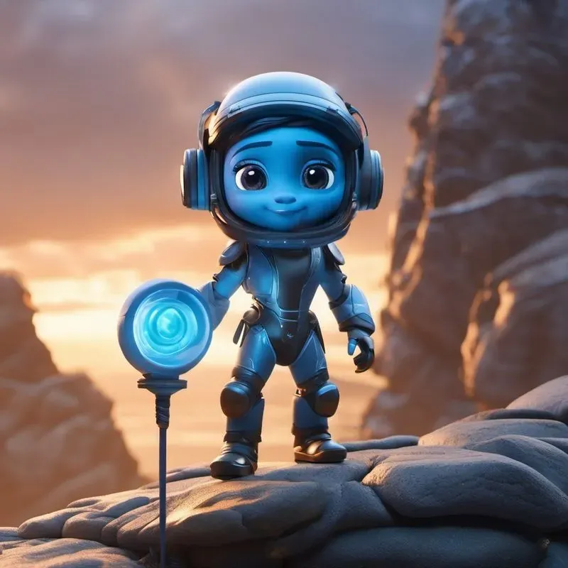 Blue Fantasy Mini Humanoids 3D Packs