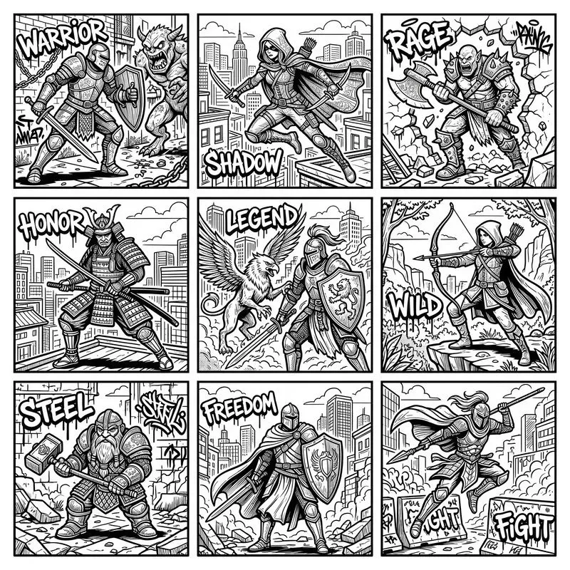 Graffiti Coloring Pages For Every Age
