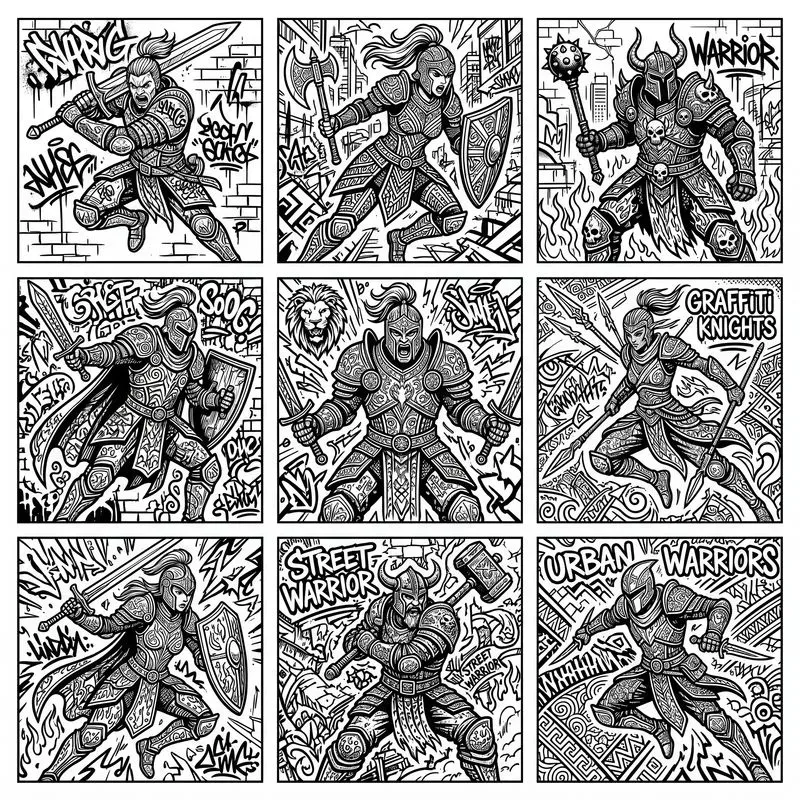 Graffiti Coloring Pages For Every Age