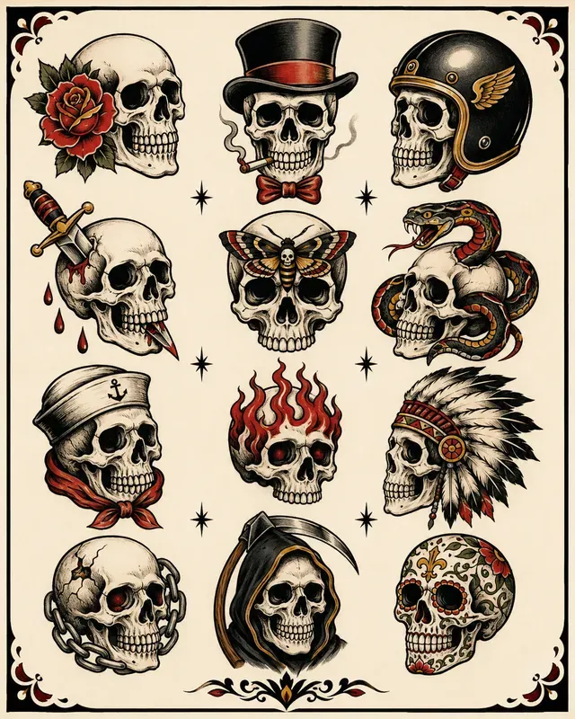 Tattoo Flash Sheet Generator