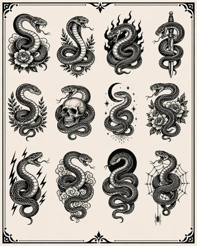 Tattoo Flash Sheet Generator