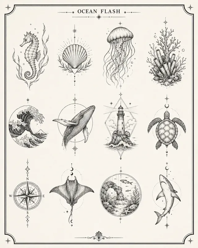Tattoo Flash Sheet Generator
