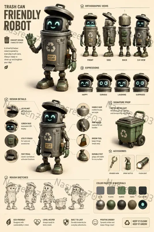Stylized 3D Item Character Designs