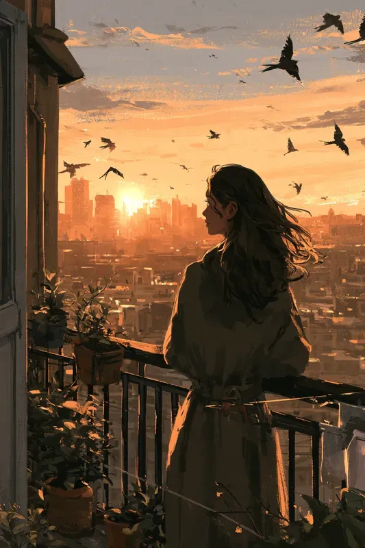 Lofi Girl Watercolor Art Generator