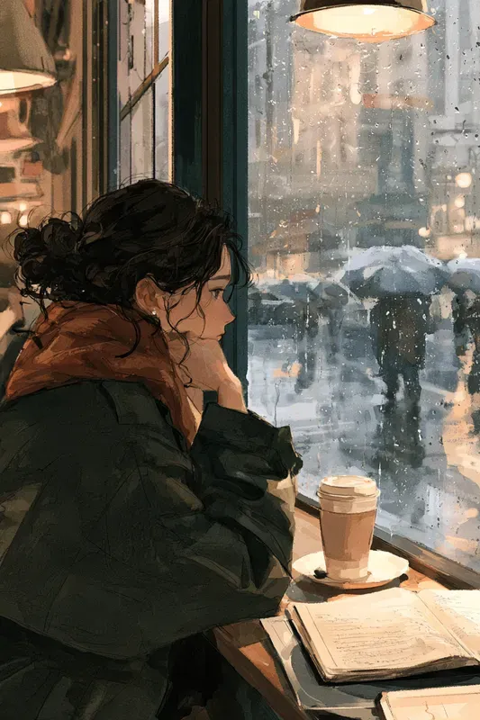 Lofi Girl Watercolor Art Generator