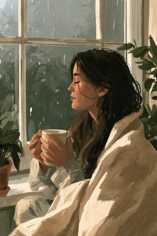 Lofi Girl Watercolor Art Generator