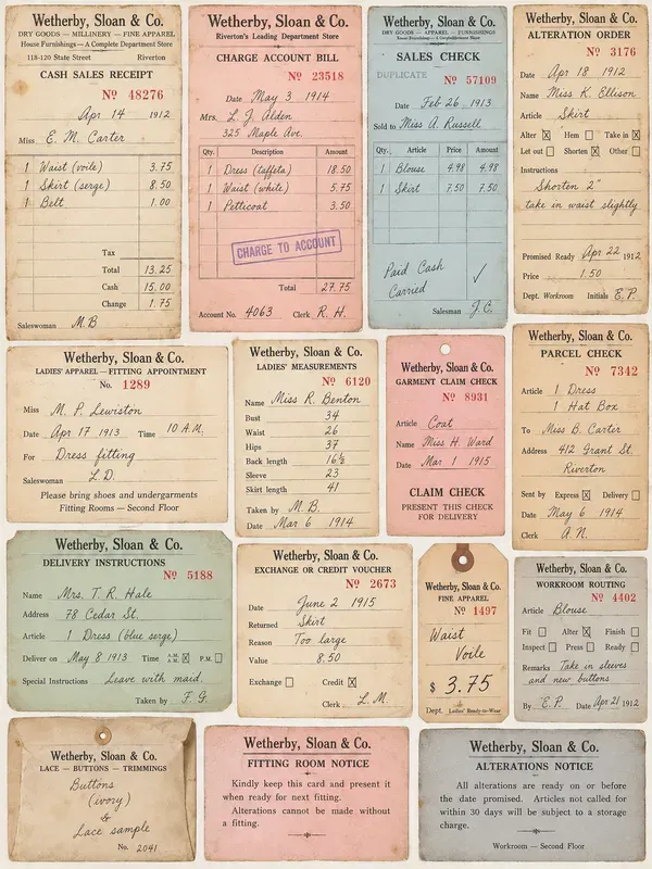 Vintage Department Store Ephemera