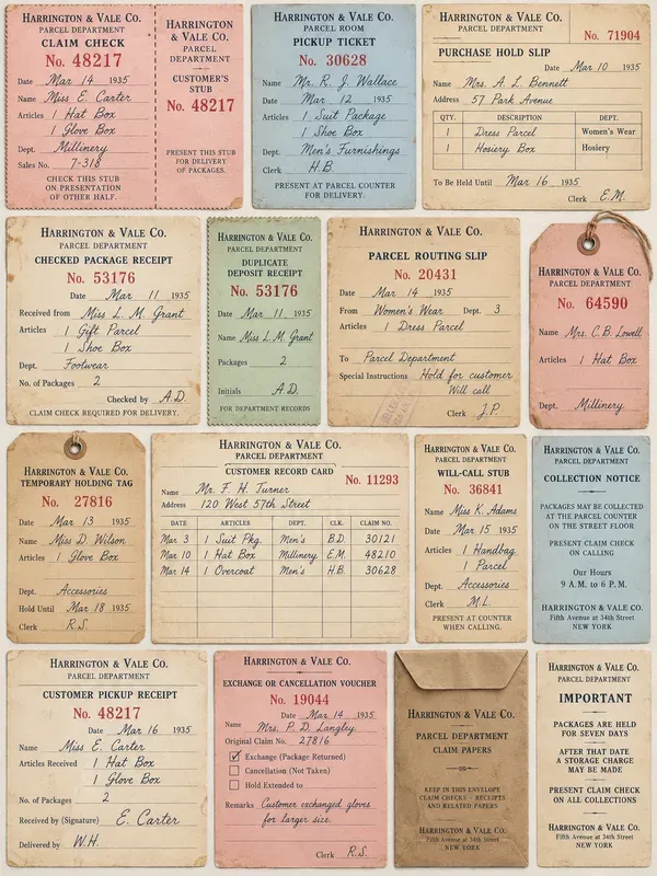 Vintage Department Store Ephemera