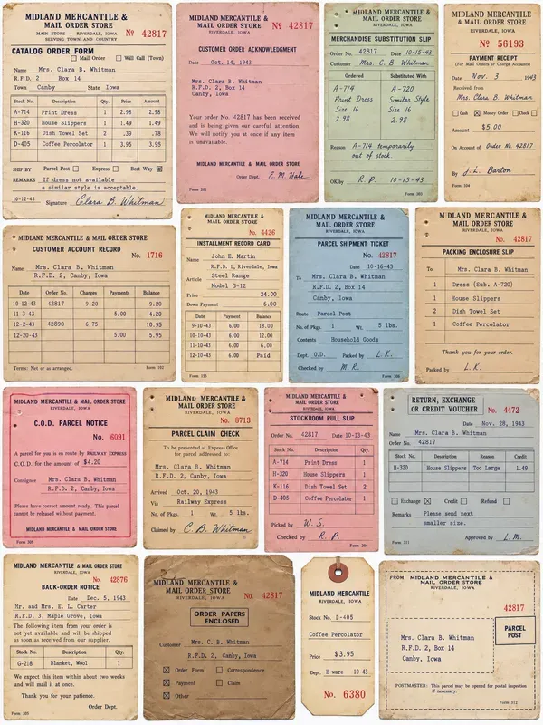 Vintage Department Store Ephemera