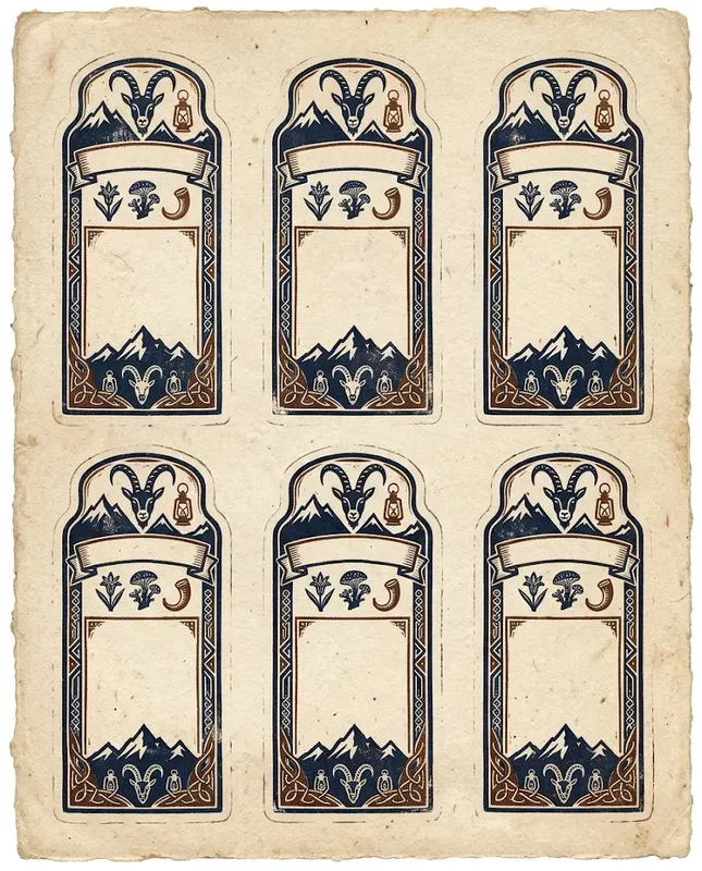 Potion Label Relic Sheets
