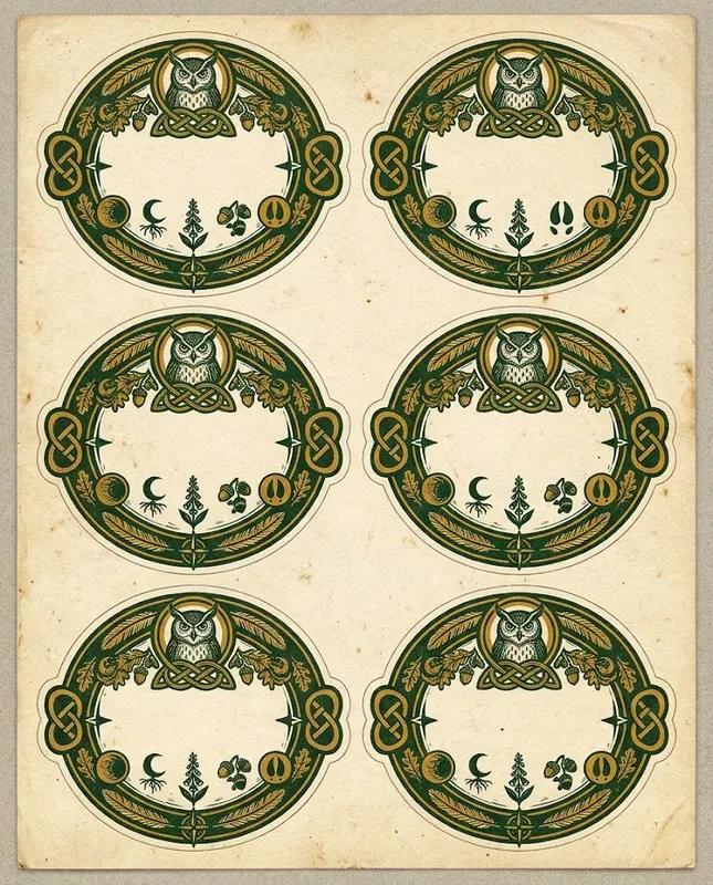 Potion Label Relic Sheets