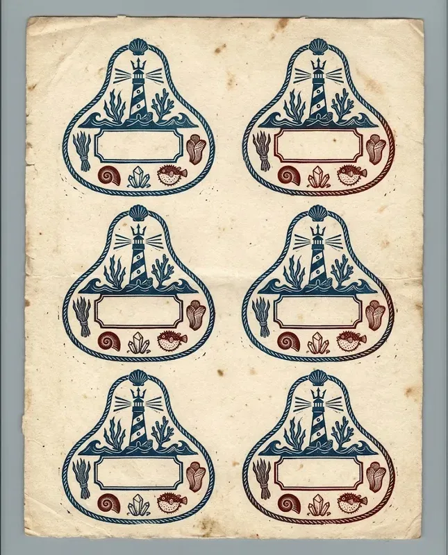 Potion Label Relic Sheets