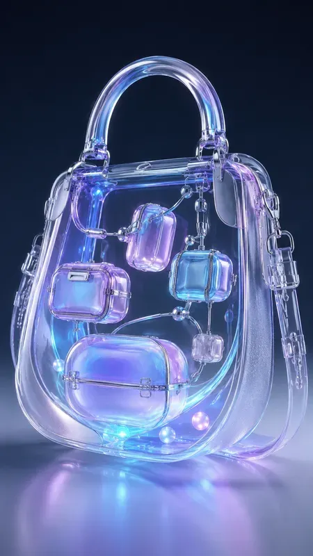 3D Translucent Futuristic Illustrations
