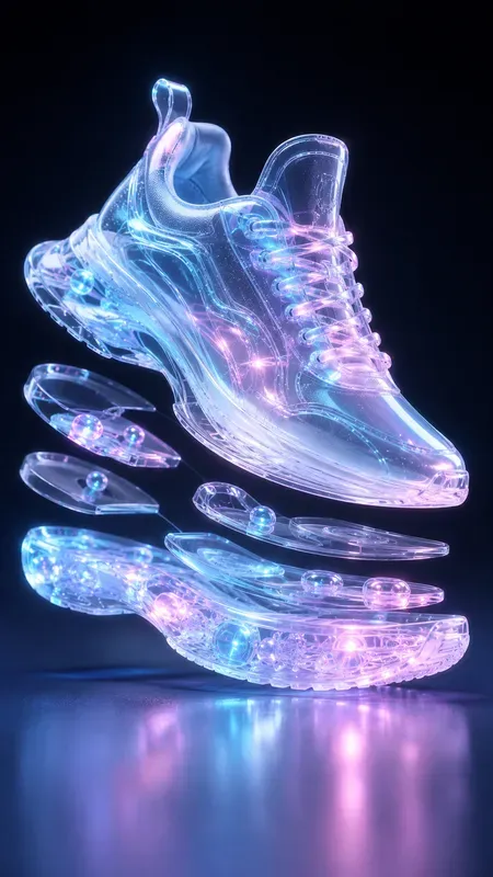 3D Translucent Futuristic Illustrations
