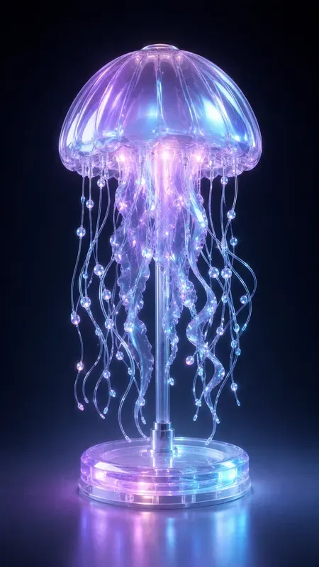 3D Translucent Futuristic Illustrations