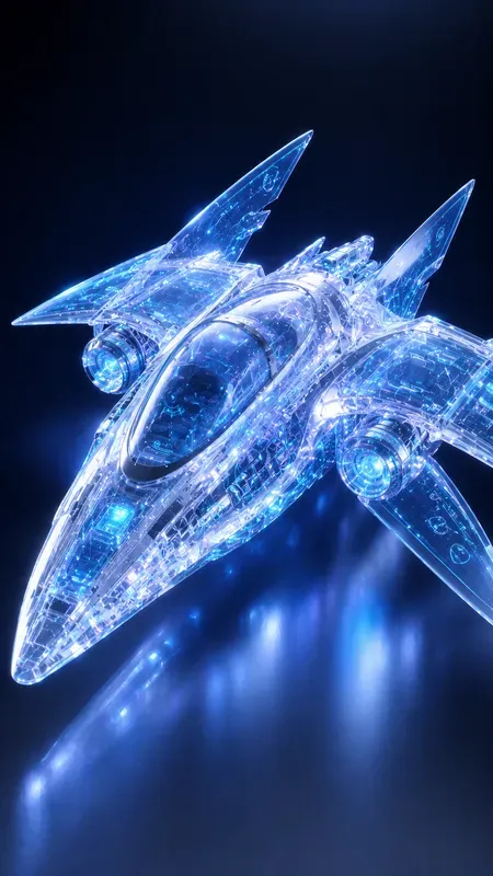 3D Translucent Futuristic Illustrations